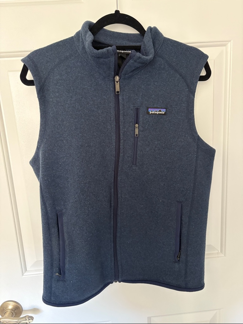 Patagonia Men's Slate Blue Full-Zip better sweater Vest